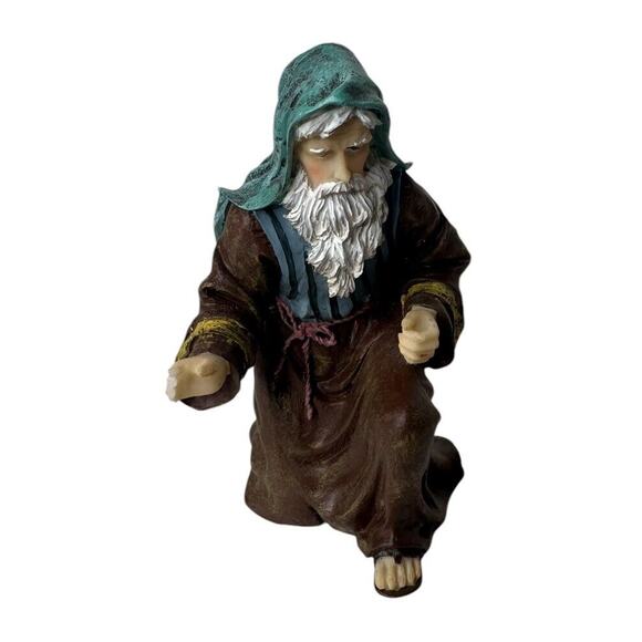 Vintage Lang and Wise Nativity Lisa Blowers Away in a Manger 6 pc 1998 2nd Ed - Picture 2 of 16